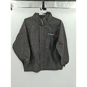 Frogg Toggs Rain Jacket Waterproof Size Medium Black